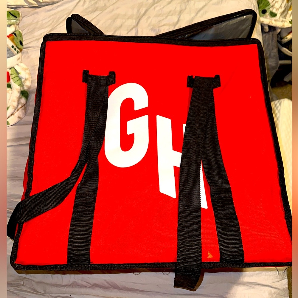 Extra Large Red Grubhub Insulated Bag